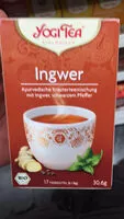 İçindeki şeker miktarı YogiTea Biologioue Gingembre Infusion ayurvédique aux plantes