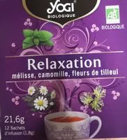 Jumlah gula yang masuk Relaxation Mélisse, camomille, fleurs de tilleul