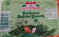 Zuckermenge drin Kräuter Sahne Quark