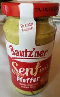 Zucker und Nährstoffe drin Bautz ner senf