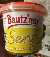 Zucker und Nährstoffe drin Bautzner senf