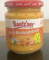 Suhkru kogus sees Senf-Brotaufstrich Gemüse