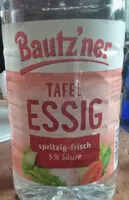 Zucker und Nährstoffe drin Essigmutter essig