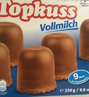 Suhkru kogus sees Topkuss Vollmilch