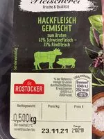 Количество сахара в Hackfleisch gemischt