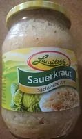 Zuckermenge drin Sauerkraut Sächsische Art