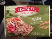 Sokerin määrä sisällä Knäckebrot