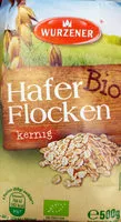 Количество сахара в Haferflocken kernig Bio