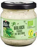 Sokerin määrä sisällä K-take it veggie Bio Brotaufstrich Bärlauch