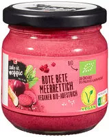 Zuckermenge drin K-take it veggie Bio Brotaufstrich Rote Beete Meerettich