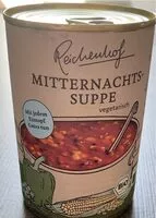 Zuckermenge drin Mitternachtssuppe Bio