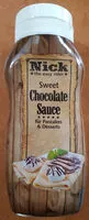 Sokerin määrä sisällä Chocolate sauce