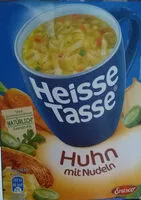 Sucre et nutriments contenus dans Heisst tasse