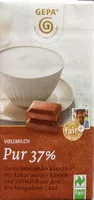 Amount of sugar in Gepa, Vollmilch Pur