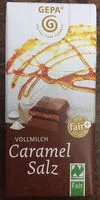Sokerin määrä sisällä Vollmich caramel salz