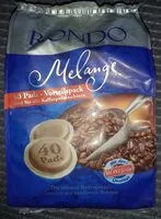 Количество сахара в Melange Kaffee Pads