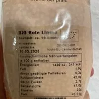 Jumlah gula yang masuk bio rote Linsen