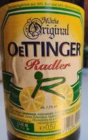 Suhkru kogus sees Oettinger, Radler