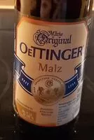 Suhkru kogus sees Oettinger Malz