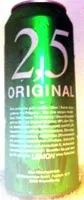 含糖量 2,5 Original Lemon