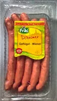 Zuckermenge drin Döbelner Geflügel-Wiener