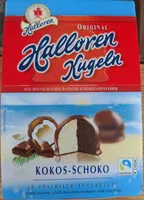 İçindeki şeker miktarı Halloren Kugeln Kokos-Schoko