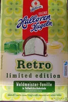 İçindeki şeker miktarı Halloren Kugeln Retro limited edition Waldmeister-Vanille