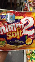 Quantité de sucre dans Soft: tendres bonbons fourrés, avec des vitamines