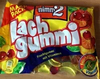 Quantité de sucre dans Nimm 2 Lachgummi