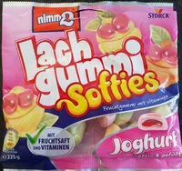 Quantité de sucre dans Lachgummi Softies Joghurt