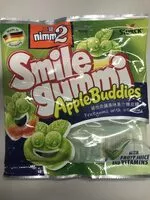 Quantité de sucre dans Smile gummi apple buddies