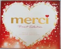 Amount of sugar in Merci finest sélection