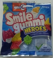 Quantité de sucre dans smile gummi heroes