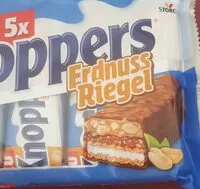 入っている砂糖の量 Knoppers Erdnuss Riegel