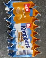 Quantité de sucre dans Knoppers erdnuss