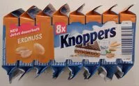 Quantité de sucre dans Knoppers Erdnuss
