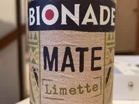 Suhkru kogus sees Bionade Mate Limette