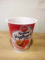 İçindeki şeker miktarı Sahne-Joghurt Pfirsich-Maracuja
