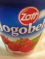 İçindeki şeker miktarı Jogobella broskev, malina