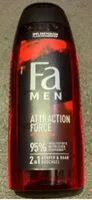 İçindeki şeker miktarı Men Duschgel Attraction Force