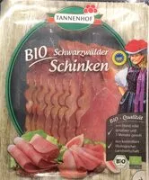 İçindeki şeker miktarı Bio Schwarzwälder Schinken