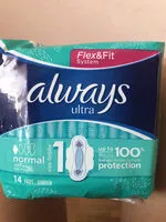 Количество сахара в Always Ultra - 14 Normal Pads