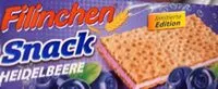 Zuckermenge drin Filinchen Snack Heidelbeere