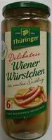 Quantité de sucre dans Delikatess Wiener Würstchen