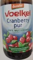 Jumlah gula yang masuk Cranberry pur