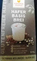 चीनी की मात्रा Hammer Mühle Hafer Basis Brei