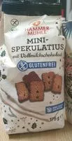 Jumlah gula yang masuk Mini spekulatius