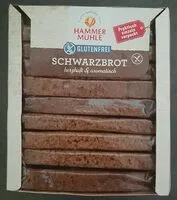 चीनी की मात्रा Schwarzbrot glutenfrei