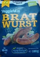 İçindeki şeker miktarı Bratwurst VeggiMix