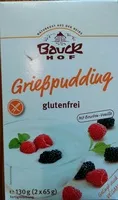 İçindeki şeker miktarı glutenfreier Grießpudding